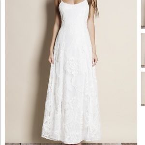 White Lace Maxi Dress